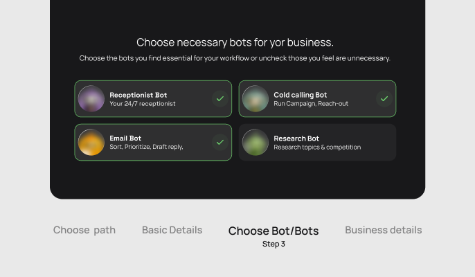 Choose bots old flow
